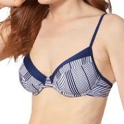 Triumph Summer Waves Underwire Bikini Bra Blå Mønster C 38 Dame