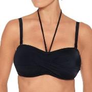 Wiki Basic Bandeau Bikini Top Svart B 75 Dame