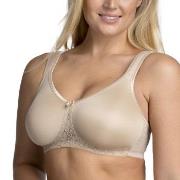 Miss Mary Smooth Lacy Moulded Soft Bra BH Beige B 80 Dame