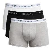 Gant 6P Essential Basic CS Trunks Grå/Svart bomull Medium Herre