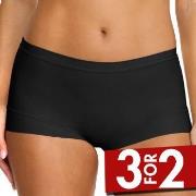 Damella Truser Classic Microfiber Maxi Brief Svart Small Dame