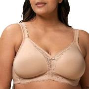 Triumph BH Modern Lace Cotton Soft Bra Beige D 100 Dame