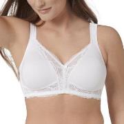 Triumph BH Modern Lace Cotton Soft Bra Hvit B 85 Dame