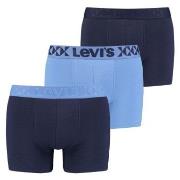 Levis 3P Boxer Giftbox Blå bomull Small Herre