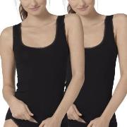 Sloggi 2P GO Tank Top Svart bomull Small Dame