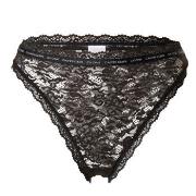 Calvin Klein Truser CK One Lace Brazilian High Waist Svart nylon X-Sma...