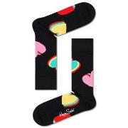 Happy socks Strømper My Valentine Sock Svart bomull Str 41/46