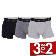 CR7 Cristiano Ronaldo 3P Bamboo Trunks Svart/Grå Large Herre