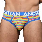 Andrew Christian Almost Naked Pride Flag Brief Mixed polyamid Medium H...