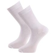 Trofe Bamboo Socks Strømper 2P Hvit Str 35/38 Dame