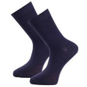 Trofe Bamboo Socks Strømper 2P Marine Str 39/42 Dame