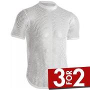 Dovre Organic Cotton Net T-shirt Hvit økologisk bomull X-Large Herre
