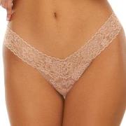 Hanky Panky Truser Daily Lace Low Rise Thong Beige nylon One Size Dame