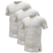 adidas 3P Active Flex Cotton V-Neck T-Shirt Hvit bomull XX-Large Herre