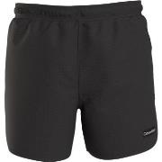 Calvin Klein Badebukser Cool Iconic Texture Swimshorts Svart Large Her...