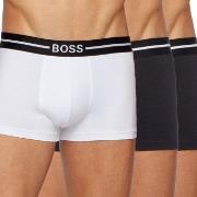 BOSS 3P Organic Cotton Trunk Hvit/Svart bomull XX-Large Herre