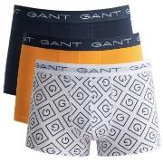 Gant 3P Icon G Trunk Blå/Gul bomull Medium Herre