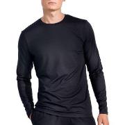 Bread and Boxers Active Long Sleeve Shirt Svart polyester X-Large Herr...