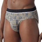 Schiesser 3P 95-5 Organic Cotton Briefs, Rio 3-pack Svart m Beige bomu...