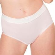 Sloggi Truser 2P Double Comfort Maxi Multi Hvit bomull 42 Dame