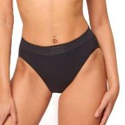 Sloggi Truser 2P Double Comfort Tai Multi Svart bomull 38 Dame
