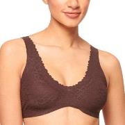 Sloggi BH ZERO Feel Lace 2.0 Bralette Brun Large Dame