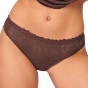 Sloggi Truser ZERO Feel Lace 2.0 Brazil Panty Brun Medium Dame