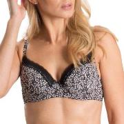 Trofe Laila Fashion Underwire Bra BH Svart mønstret E 85 Dame