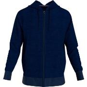Tommy Hilfiger Tonal Relaxed Fit Lounge Hoody Mørkblå Small Herre