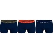 Tommy Hilfiger 3P Logo Essential Trunks Mørkblå Medium Herre