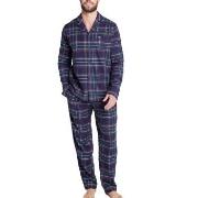 Jockey Cotton Flannel Pyjama Navy bomull X-Large Herre