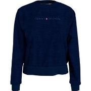Tommy Hilfiger Tonal Logo Lounge Sweatshirt Mørkblå Medium Dame