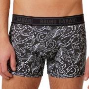 Bruno Banani Rattlesnake Print Boxer Svart mønstret bomull X-Large Her...