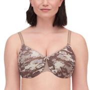 Chantelle BH C Magnifique Underwired Bra Brun mønstret E 85 Dame