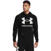 Under Armour Rival Fleece Big Logo Hoodie Svart/Hvit Small Herre