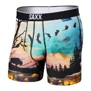 SAXX Volt Boxers Brief Svart/Blå polyester Medium Herre