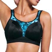 Freya BH Dynamic Soft Sports Bra Svart/Blå J 75 Dame