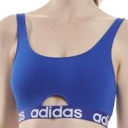 adidas BH Scoop Bralette Jeansblå bomull X-Large Dame