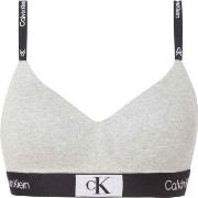 Calvin Klein BH CK96 String Bralette Lysgrå bomull Medium Dame