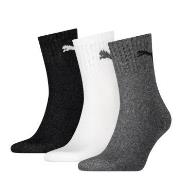 Puma Strømper 3P Short Crew Unisex Socks Mixed Str 39/42