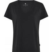 JBS of Denmark Bamboo Blend V-neck Women T-shirt Svart X-Large Dame