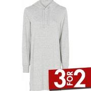 JBS of Denmark Bamboo Hoodie Dress Lysgrå Small Dame