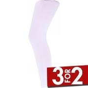 Decoy 60 Den 3D Microfiber Capri Leggings Hvit polyamid X-Large Dame