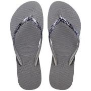 Havaianas Slim Glitter II Grå Str 39/40 Dame