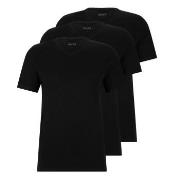 BOSS 3P V-Neck Classic T-shirt Svart bomull Large Herre