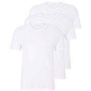 BOSS 3P V-Neck Classic T-shirt Hvit bomull Large Herre