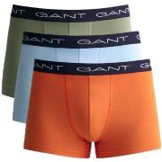 Gant 3P Cotton Trunks Oransje bomull X-Large Herre