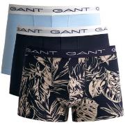 Gant 3P Tropical Leaves Printed Trunks Marine bomull Medium Herre