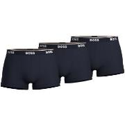 BOSS 3P Cotton Stretch Trunks Mørkblå bomull X-Large Herre