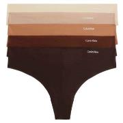 Calvin Klein Truser 5P Invisible Thongs Mixed Small Dame